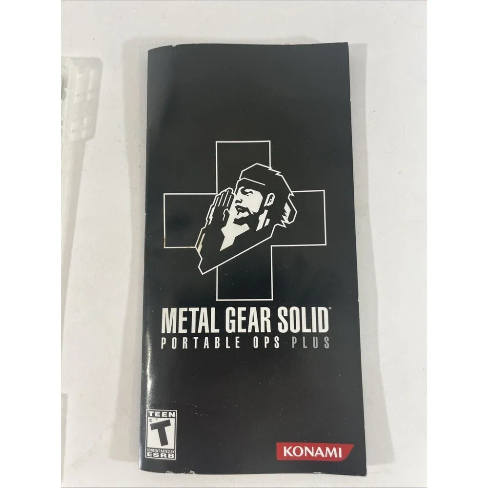 Metal Gear Solid: Portable Ops Plus (Sony PSP, 2007) Case & Manual Only No Game